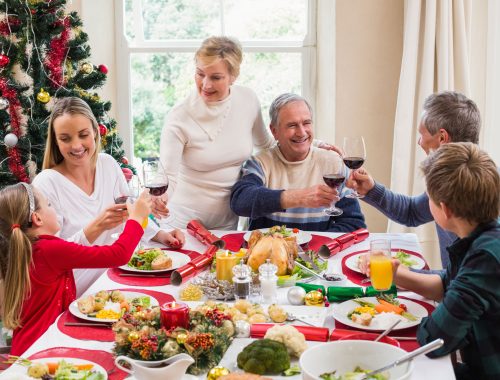 alimentación equilibrada navidad